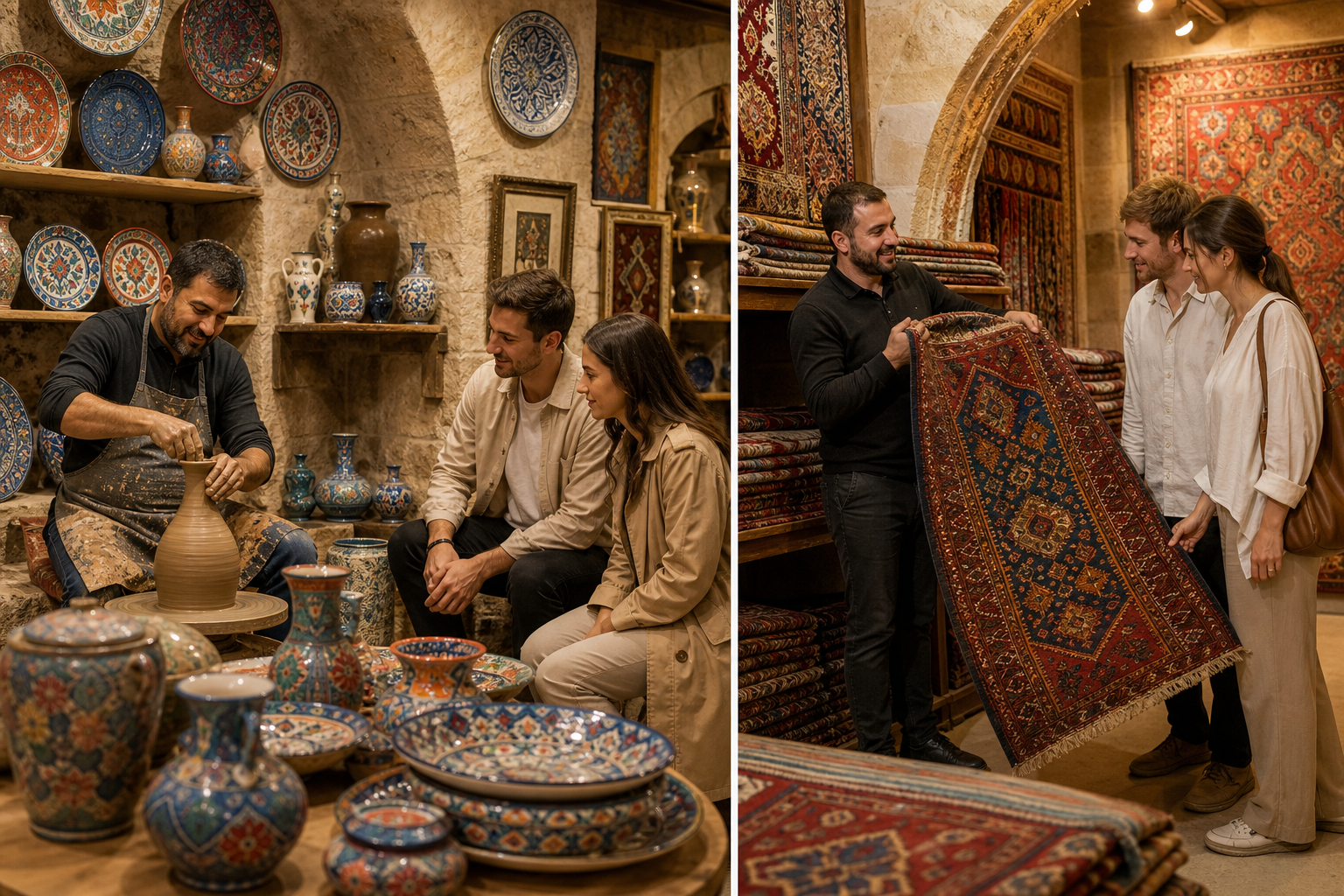 Cappadocia pottery and carpet tour